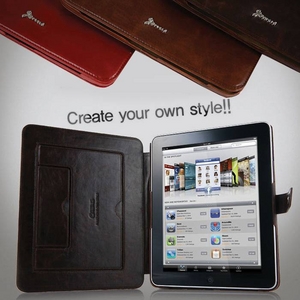★Vintage style★iPadケース 【2段スタンド付き】Classic Brown
