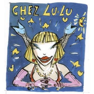 Chez lulu（シェ・ルル） プリントトート‐ブラックバタフライ