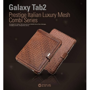 ★GALAXY Tab 10.1 LTE SC-01D★Prestige Italian Luxury Mash Combi Camel Brown