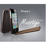iPhone4S / iPhone4 対応ケース 高級感UP! Masstige Forder Black Choco