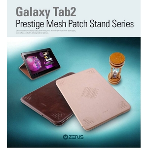 ★ GALAXY Tab 10.1 LTE SC-01D ★ PRESTIGE MESH PATCH STAND SERIES -Light Beige