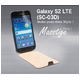 Zenus Galaxy S2 LTE (SC-03D) ケース Masstige Folder ブラックチョコ