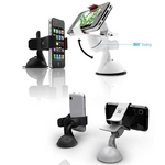 World Best Universal Car Mount [ White ] デスク、車、どこでも使える