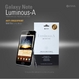 ★Galaxy Note Luminous-A Screen 液晶保護フィルム　（指紋防止） 