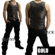 Luxury Black（ラグジュアリーブラック） スターUネックタンクトップ GLD（ゴールド） Mサイズ - 縮小画像2