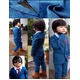 子供 スーツ 男の子 キッズスーツ 3点セット (ブルーチェックスーツ(XL)130) 子供服  - 縮小画像5