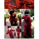 子供 スーツ 男の子 キッズスーツ 3点セット (レッドチェックスーツ(XS) 95) 子供服  - 縮小画像5