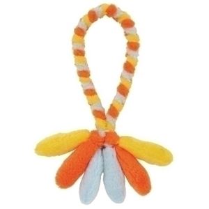 ヤマヒサ ペティオ ひっぱれワンワンロープ オレンジ 【ペット用品】 - 拡大画像
