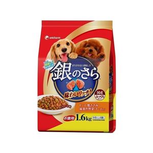 ユニ・チャームペットケア 銀のさら ビーフ・鶏ささみ・緑黄色野菜・チーズ入り 1.6kg 【犬用・フード】 【ペット用品】