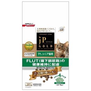日清ペットフード JPスタイルゴールド 7歳以上のシニア猫用 1kg 【ペット用品】 商品画像