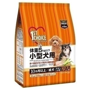 アースバイオケミカル ファーストチョイス 体重5kg以下 小型犬用 成犬 小粒 10ヶ月以上 2kg 【犬用・フード】 【ペット用品】