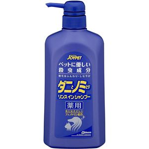 ジョンソントレーディング JOYPET ダニとノミとりリンスインシャンプー犬猫用 600ml 【犬・猫シャンプー】