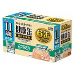 （まとめ）アイシア 11歳からの健康缶 かつお40g×6P【猫用・フード】【ペット用品】【×12セット】