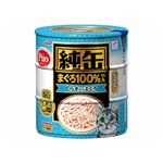 （まとめ）アイシア 純缶 しらす入りまぐろ125g×3P【猫用・フード】【ペット用品】【×18セット】