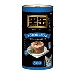 （まとめ）アイシア A黒缶 かつお節入りかつお 160g×3P【猫用・フード】【ペット用品】【×18セット】