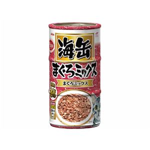 （まとめ）アイシア 海缶まぐろミックス3P まぐろ【猫用・フード】【ペット用品】【×18セット】