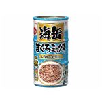 （まとめ）アイシア 海缶まぐろミックス3P しらす【猫用・フード】【ペット用品】【×18セット】