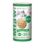 （まとめ）アイシア MiawMiaw3P かつお【猫用・フード】【ペット用品】【×18セット】