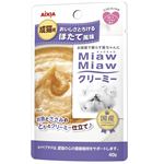 (まとめ)アイシア MiawMiawクリーミーパウチほたて40g 【猫用・フード】【ペット用品】【×48セット】