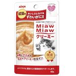 (まとめ)アイシア MiawMiawクリーミーパウチずわい40g 【猫用・フード】【ペット用品】【×48セット】