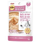 (まとめ)アイシア MiawMiawクリーミーパウチ甘えび40g 【猫用・フード】【ペット用品】【×48セット】