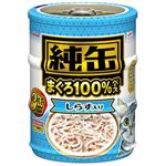 (まとめ)アイシア 純缶ミニ3P しらす入り 65g×3缶 【猫用・フード】【ペット用品】【×24セット】