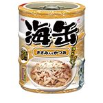 （まとめ）アイシア 海缶ミニ3P ささみ入りかつお 60g×3 【猫用・フード】【ペット用品】【×24セット】