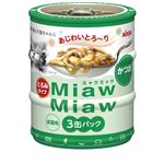 （まとめ）アイシア MiawMiawミニ3P かつお 【猫用・フード】【ペット用品】【×24セット】