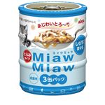 (まとめ)アイシア MiawMiawミニ3P しらす入りまぐろ 【猫用・フード】【ペット用品】【×24セット】