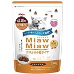 (まとめ)アイシア MiawMiawカリカリ小粒かつお580g 【猫用・フード】【ペット用品】【×12セット】