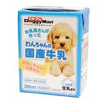 （まとめ）ドギーマンハヤシ わんちゃんの国産牛乳 200ml 【犬用・フード】【ペット用品】【×24セット】