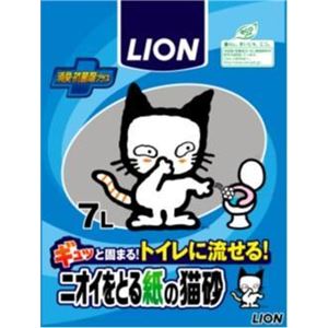 （まとめ）ニオイをとる紙の猫砂 7L 【ペット用品】【×7セット】 - 拡大画像