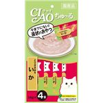 （まとめ） いなばペットフード CIAOちゅ〜るとりささみ＆いか14g×4 【猫用・フード】 【ペット用品】 【×48セット】