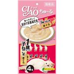 （まとめ） いなばペットフード CIAOちゅ〜る子ねこ用まぐろ14g×4 【猫用・フード】 【ペット用品】 【×48セット】