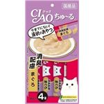 （まとめ） いなばペットフード Cちゅーる消臭配慮 まぐろ 14g×4本 【猫用・フード】 【ペット用品】 【×48セット】