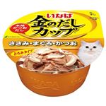 （まとめ） いなばペットフード 金のだしカップ ささみ・まぐろ・かつお70g 【猫用・フード】 【ペット用品】 【×48セット】