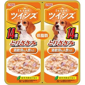 (まとめ) いなばペットフード Twins14歳ささみ鶏軟骨80gTW-06 【犬用・フード】 【ペット用品】 【×48セット】 商品画像