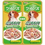 （まとめ） いなばペットフード Twinsとりもも肉＆野菜80g TW-03 【犬用・フード】 【ペット用品】 【×48セット】