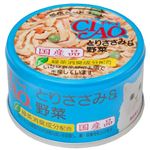 （まとめ） いなばペットフード チャオ とりささみ＆野菜 85g C11 【猫用・フード】 【ペット用品】 【×48セット】