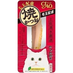 （まとめ） いなばペットフード 焼かつお 毛玉配慮かつお節味1本 YK-27 【猫用・フード】 【ペット用品】 【×48セット】