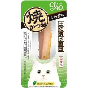 （まとめ） いなばペットフード 焼かつお しらす味 1本 YK-03 【猫用・フード】 【ペット用品】 【×48セット】