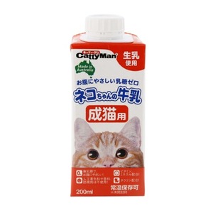 （まとめ） ドギーマンハヤシ ネコちゃんの牛乳 成猫用 200ml 【猫用・フード】 【ペット用品】 【×24セット】