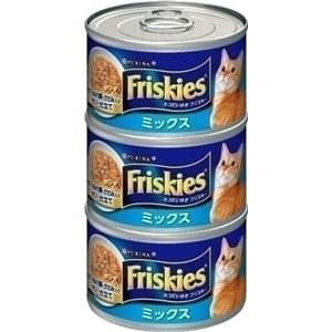 (まとめ) ネスレ日本 ネスレピュリナペットケア フリスキートール缶青ミックス155g×3P 【ペット用品】 【×18セット】 商品画像