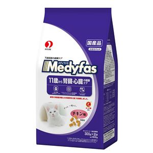 （まとめ） ペットライン メディファス老齢猫用 600g 【ペット用品】 【×10セット】