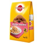 （まとめ） マースジャパンリミテッド PWP7ペディグイリー成犬ささみ野菜×3P 【犬用・フード】 【ペット用品】 【×48セット】