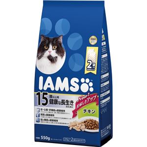 (まとめ) マースジャパンリミテッド アイムス 15歳猫チキン550g 【ペット用品】 【×6セット】 商品画像