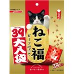 （まとめ） 日清ペットフード ねこ福 39大入り袋 ビーフ味 117g 【ペット用品】 【×12セット】