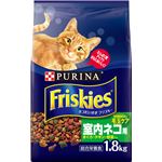 （まとめ）ネスレ フリスキードライ 室内ネコ用 1.8Kg （猫用・フード）【ペット用品】【×6 セット】