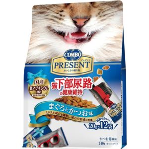 （まとめ）日本ペットフード コンボPキャットドライ下部尿路の健康240g （猫用・フード）【ペット用品】【×12 セット】 - 拡大画像