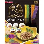 （まとめ）日清ペットフード 懐石ZEPPIN5つのしあわせ 220g （猫用・フード）【ペット用品】【×12 セット】